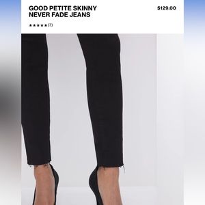 Good American never fade jeans